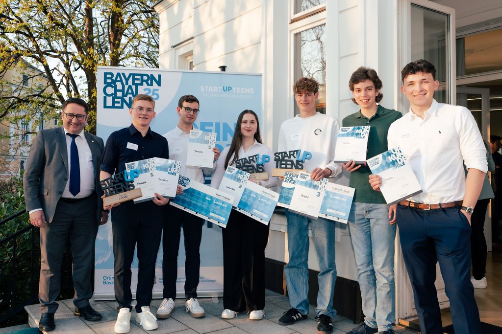 Impressionen der Startup Teens Bayern Challenge 2025.