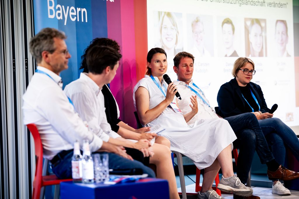 Impressionen des Gründerland Bayern Community Events. 