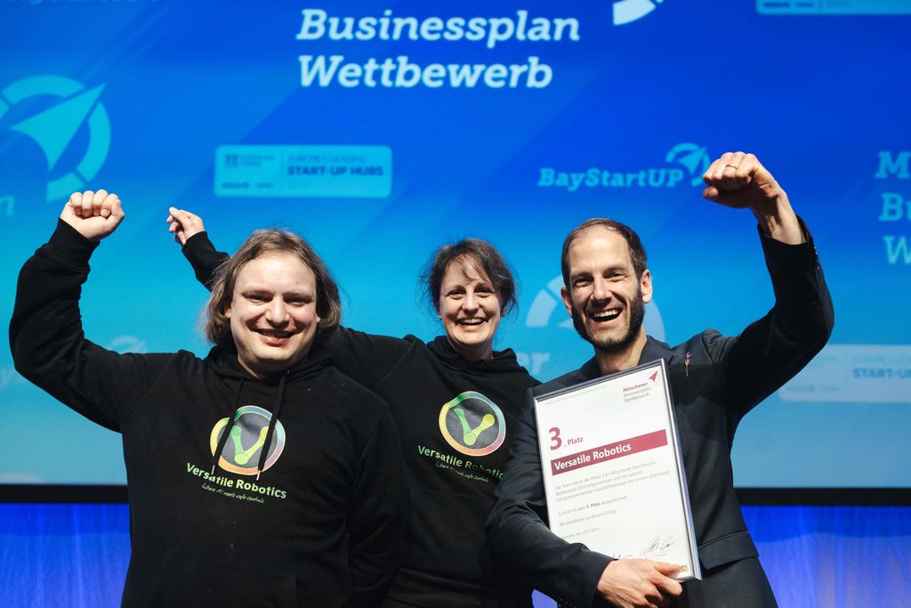 Impressionen der Prämierung Phase 3 Münchener Businessplan Wettbewerb.  