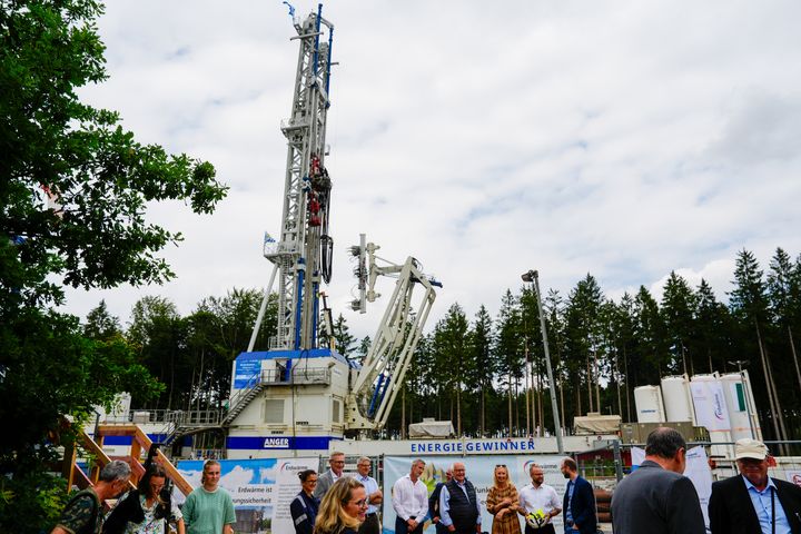 Im Süden von München wird die Geothermieanlage Grünwald erweitert. Foto: StMWi/A. Ufert
