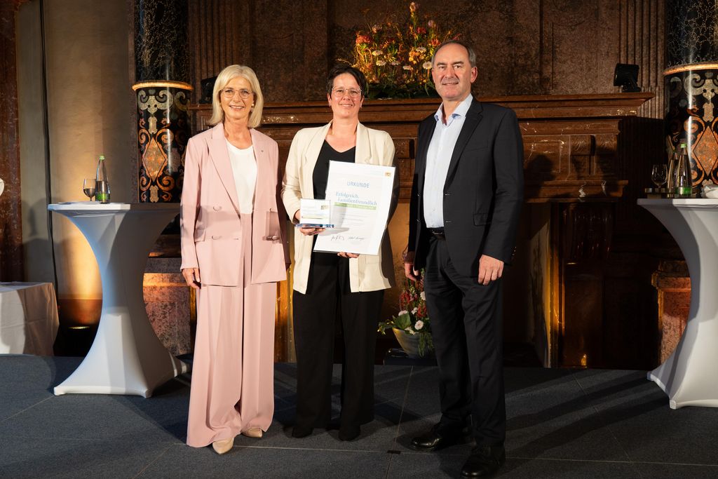 Impressionen der Preisverleihung Erfolgreich.Familienfreundlich.