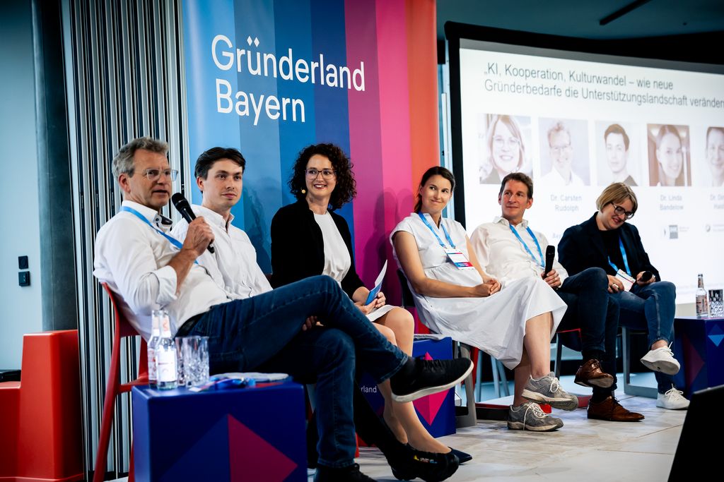 Impressionen des Gründerland Bayern Community Events. 