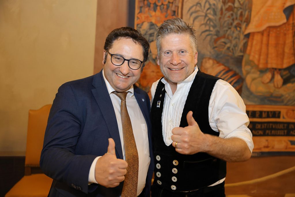 stmwi_25-03-12_067 Tobias Gotthardt (Staatssekretär im Bayerischen Wirtschaftsministeium) lädt am 12.03.2025 anlässlich der Internationalen Handwerksmesse zum Empfang in den Kaisersaal der Residenz München ein.