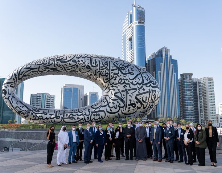 Wirtschaftsstaatssekretär Roland Weigert besuchte mit einer Delegation aus Wirtschaft und Politik vier Tage lang Dubai. © StMWi/E. Neureuther