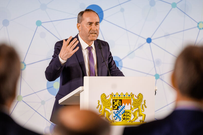 Cluster-Empfang für die Cluster-Offensive Bayern