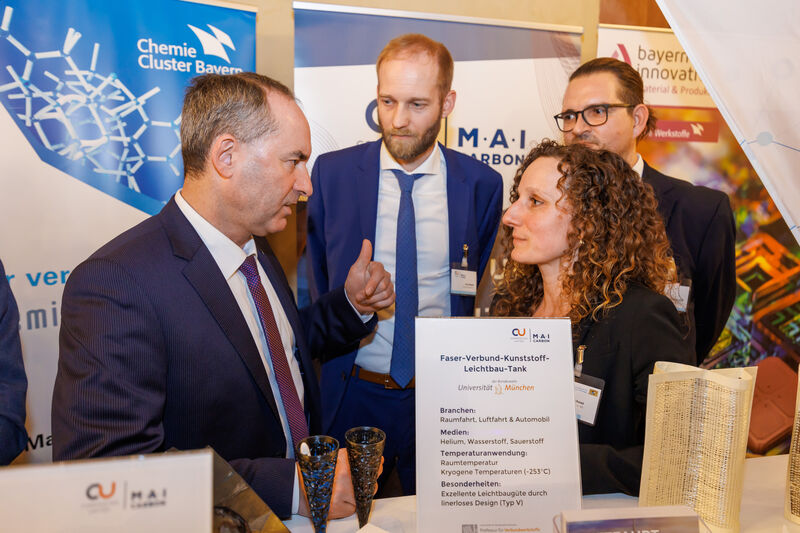Cluster-Empfang für die Cluster-Offensive Bayern