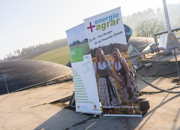 Impressionen der Besichtigung der Biogasanlage im Rahmen der Auftaktveranstaltung Auftaktveranstaltung    „C.A.R.M.E.N. - Fachgesprächsreihe Clusterung: Gasseitige Bündelung von Biogasanlagen".