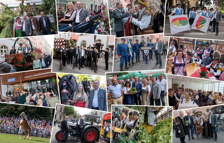 Impressionen der Arbeit von Staatsminister Hubert Aiwanger im August 2022