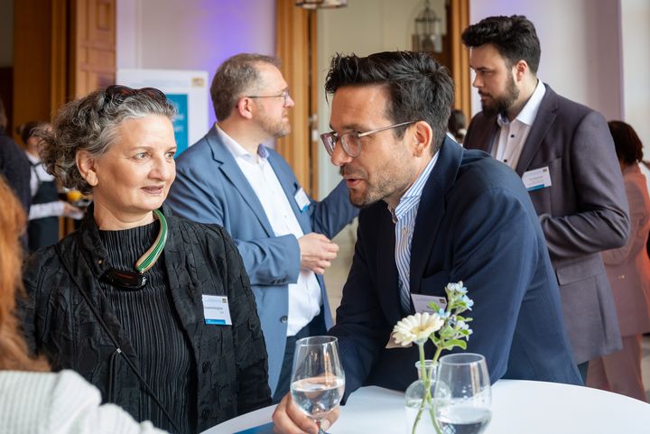 Impressionen des Abendempfangs Kultur- und Kreativwirtschaft in München.