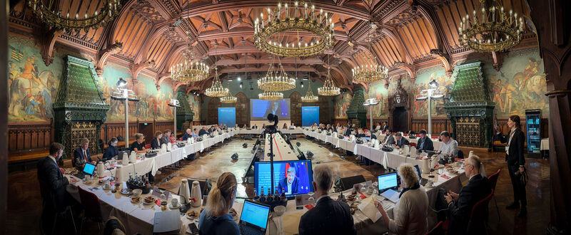 Impressionen der Wirtschaftsministerkonferenz 2024 in Landshut. 