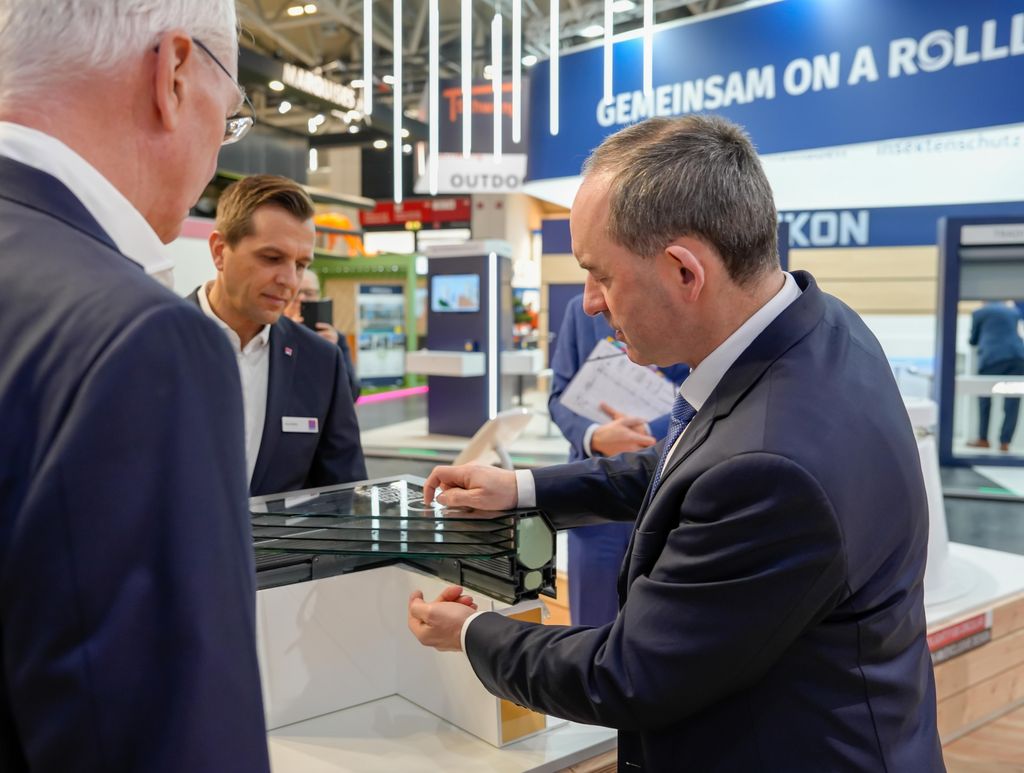 Impressionen des Rundganges der Messe BAU 2025.