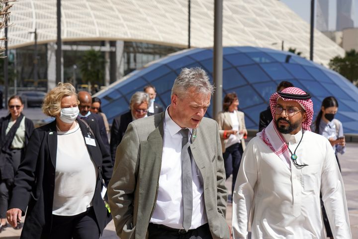 Wirtschaftsstaatssekretär Roland Weigert bei seinem Besuch in Riad Ende März. Foto: StMWi/Assenbrunner