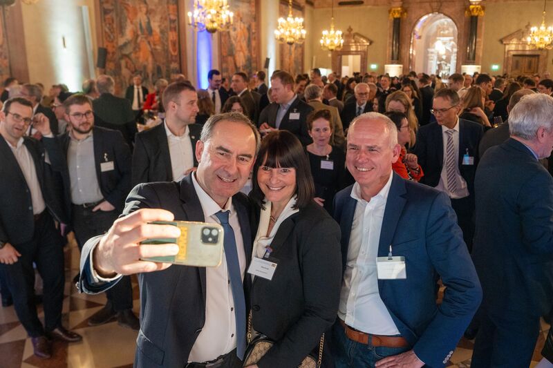 Impressionen des Abends der Außenwirtschaft 2026 in der Residenz München.