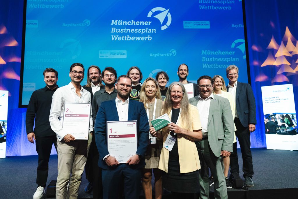 Impressionen der Prämierung Phase 3 Münchener Businessplan Wettbewerb.  