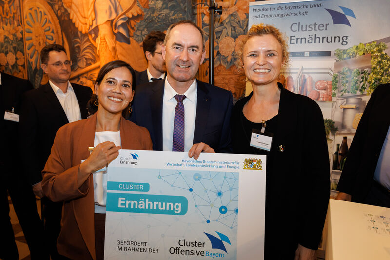 Cluster-Empfang für die Cluster-Offensive Bayern