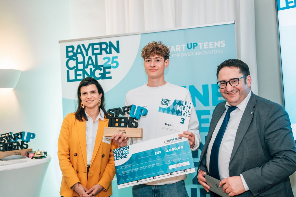 Impressionen der Startup Teens Bayern Challenge 2025.