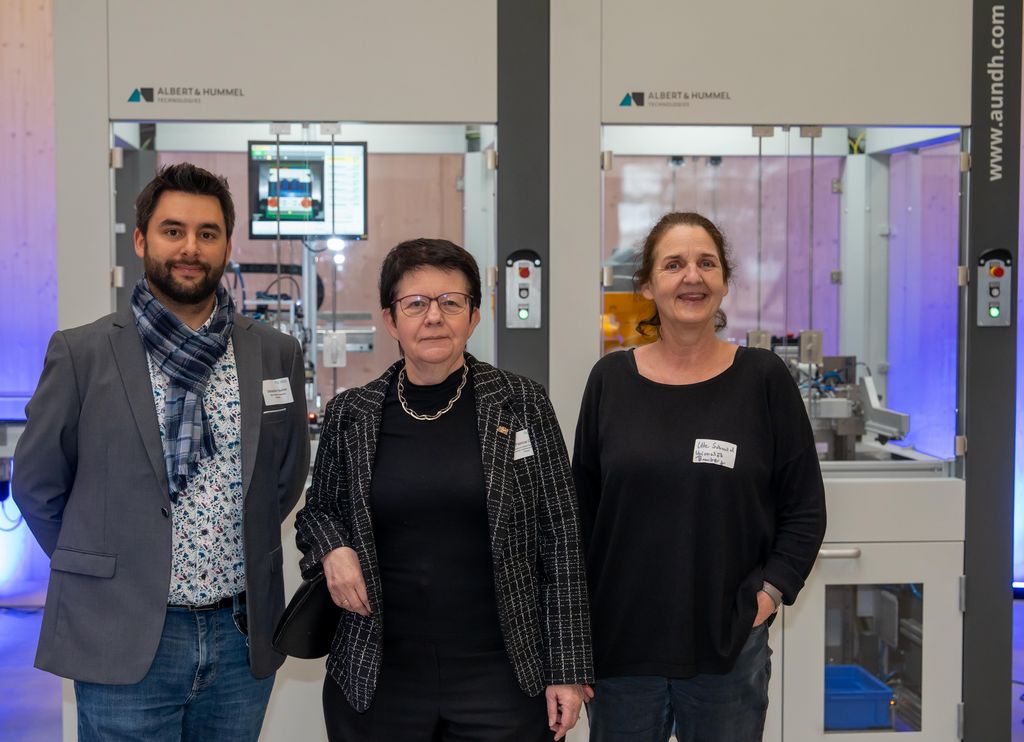 Impressionen der Eröffnung des Innovationszentrums im Cleantech Innovation Park.