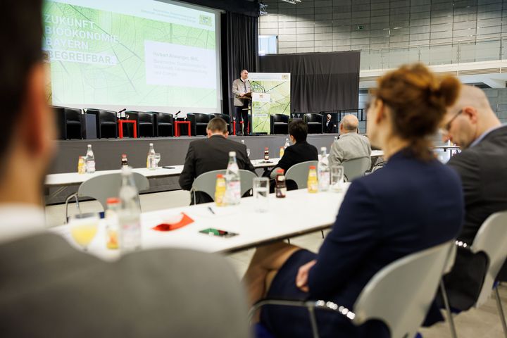 Impressionen des Forums "Zukunft.Bioökonomie.Bayern.Begreifbar" in Straubing.