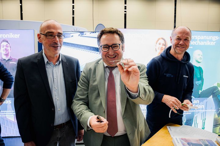 Impressionen der Schülerveranstaltungsreihe „Berufliche Bildung - Zukunft für alle“ in Hof.