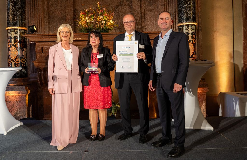 Impressionen der Preisverleihung Erfolgreich.Familienfreundlich.