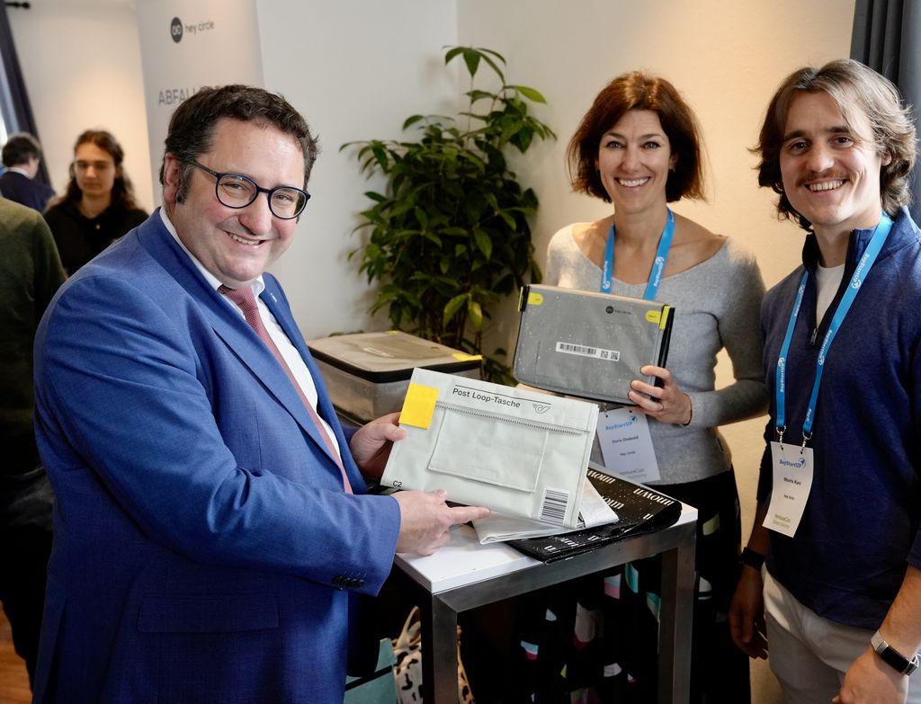 Staatssekretär Tobias Gotthardt auf der VentureCon Bioökonomie 2025. Foto: StMWi