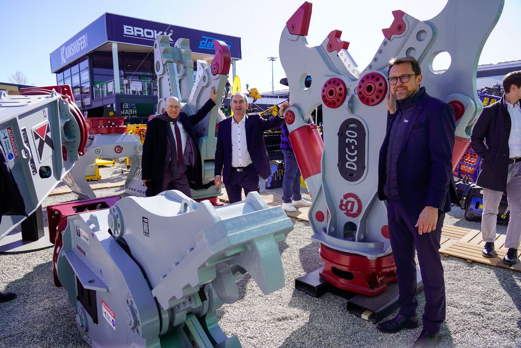 Impressionen des Messerundgangs auf der bauma.
