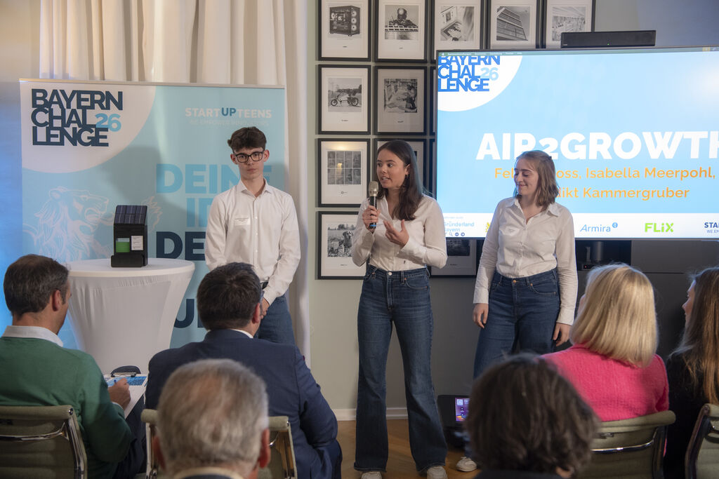 Impressionen der Startup Teens Bayern Challenge 2026.