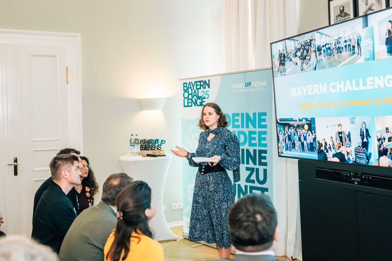 Impressionen der Startup Teens Bayern Challenge 2025.