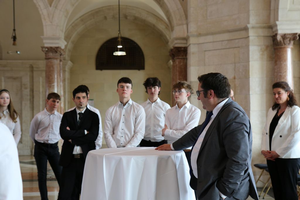 Impressionen vom Lernort Staatsregierung.