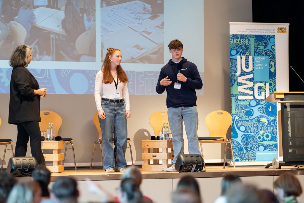 Impressionen des Jugendwirtschaftsgipfels 2025.