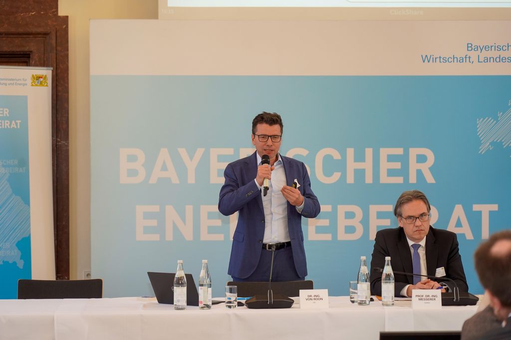 Impressionen der Sitzung des Energiebeirates 2025.