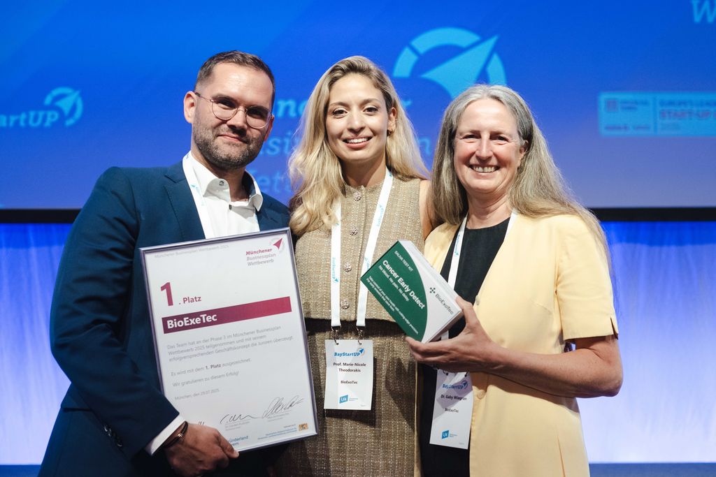 Impressionen der Prämierung Phase 3 Münchener Businessplan Wettbewerb.  