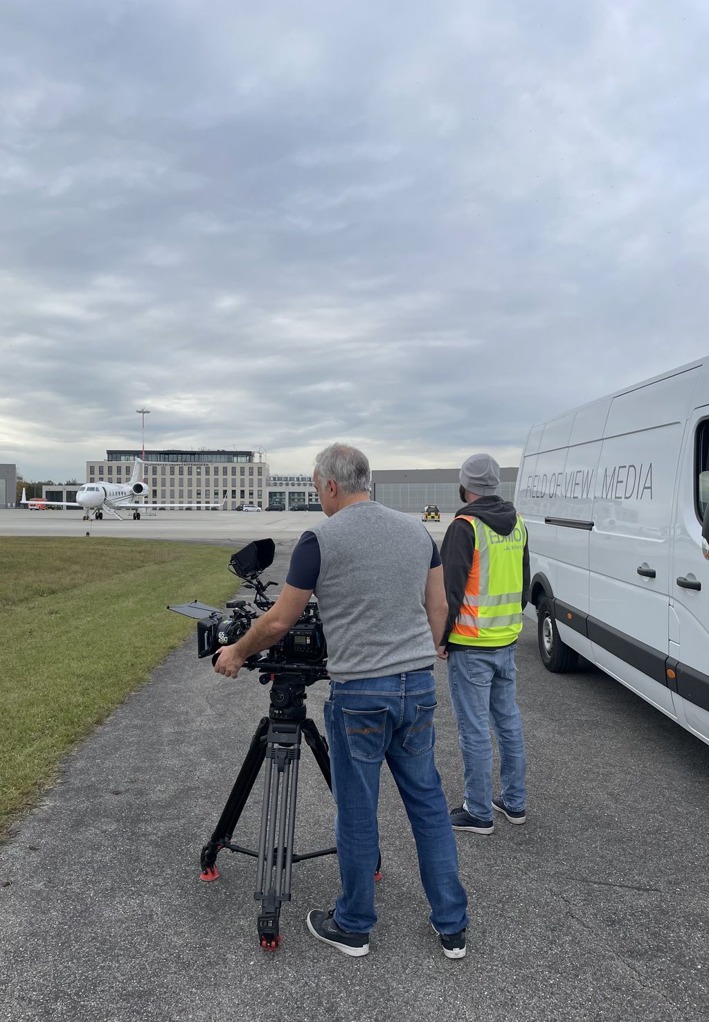 Videoaufnahmen für die Trailerproduktion Lange Nacht der Wirtschaft und Wissenschaft ©Lena Eberle