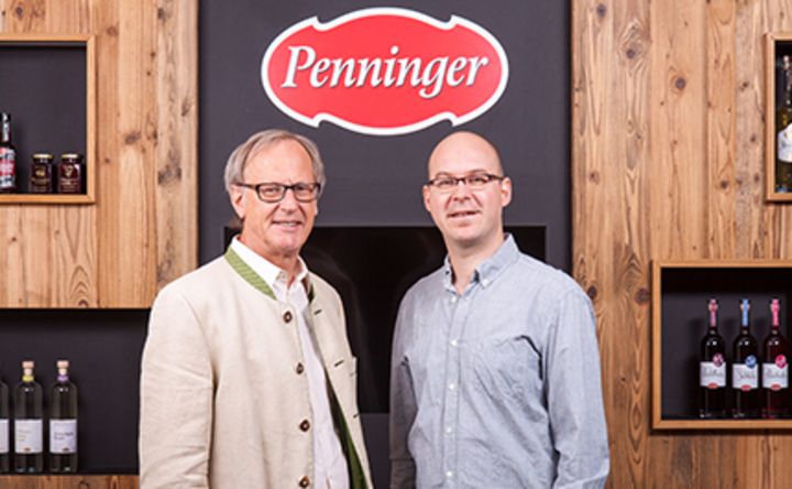 Vater Reinhard Penninger gemeinsam mit seinem Sohn und Nachfolger Stefan Penninger