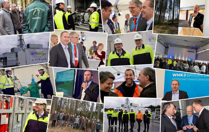 Impressionen der Arbeit von Staatsminister Hubert Aiwanger im Februar und März 2024.