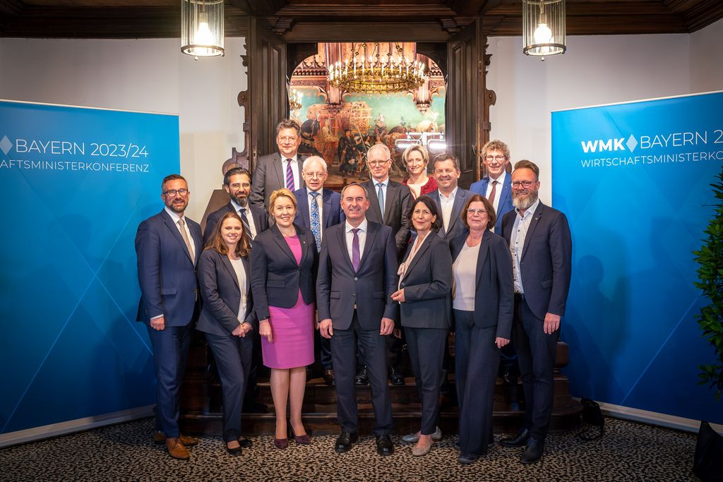 Impressionen der Wirtschaftsministerkonferenz 2024 in Landshut. 