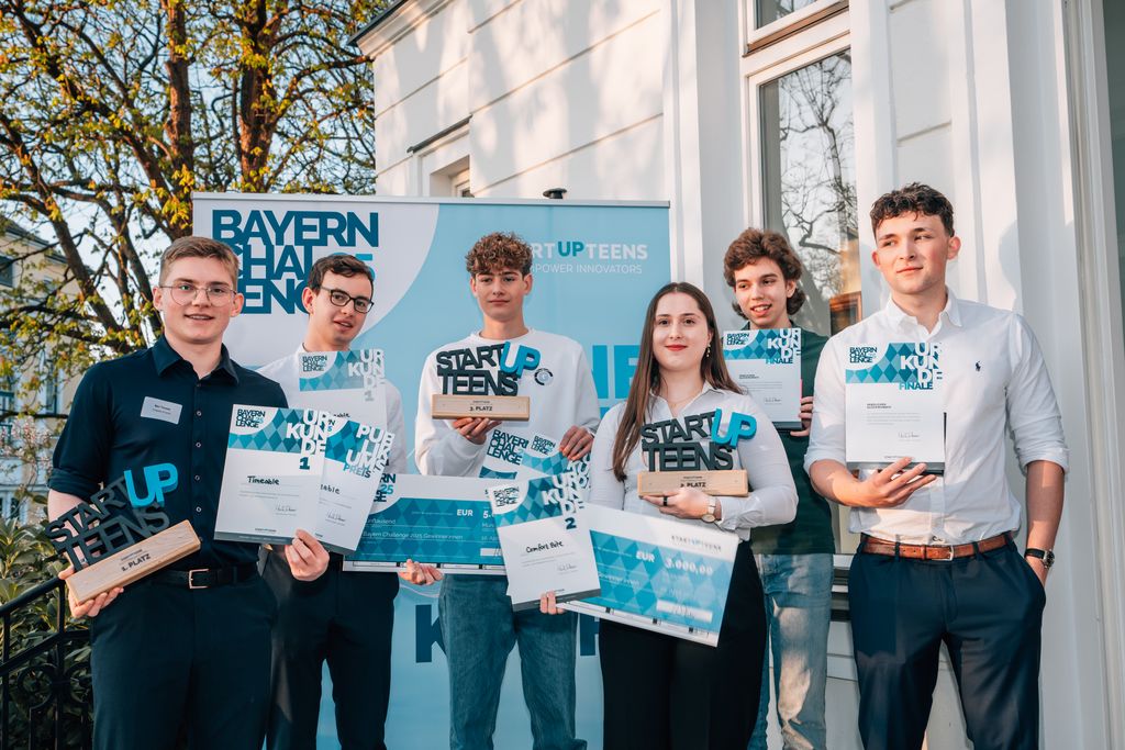 Impressionen der Startup Teens Bayern Challenge 2025.
