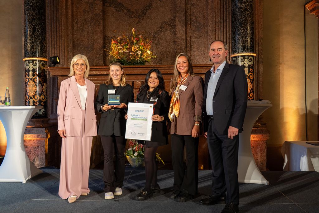 Impressionen der Preisverleihung Erfolgreich.Familienfreundlich.