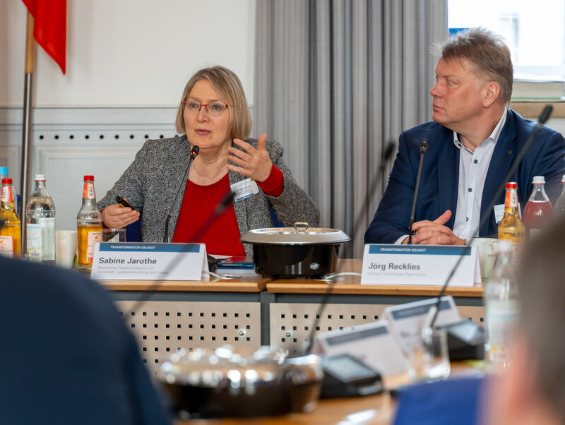 Impressionen der Auftaktveranstaltung der regionalen Transformationskonferenz "Transformation gelingt".