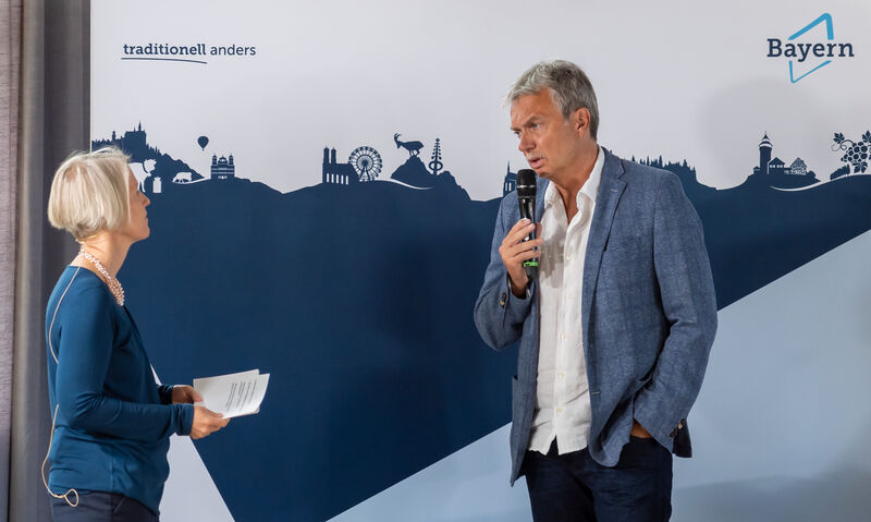 Prof. Dr. Alfred Bauer (Vorsitzender Bayerisches Zentrum für Tourismus e.V. über die theoretischen Möglichkeiten für nachhaltigen Tourismus © StMWi/E. Neureuther