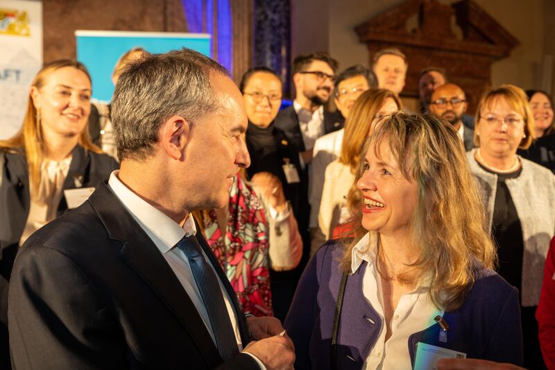 Impressionen des Abends der Außenwirtschaft 2026 in der Residenz München.