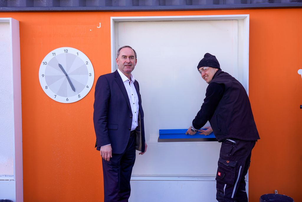 Impressionen des Messerundgangs auf der bauma.