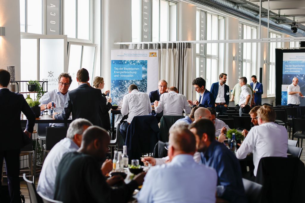 Impressionen vom Tag der Bayerischen Energieforschung und -innovation.