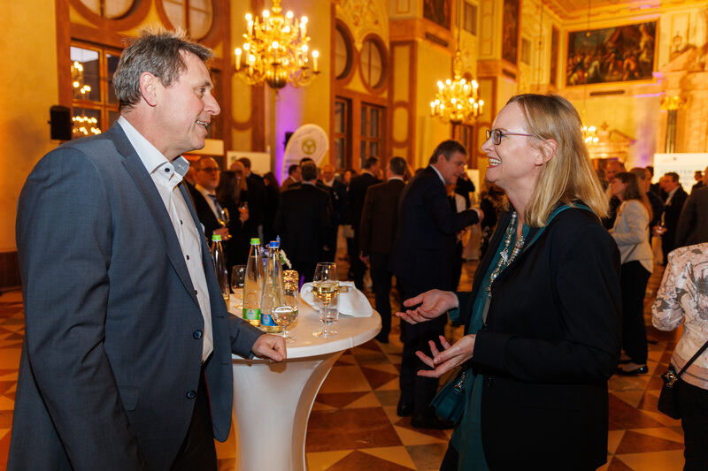 Cluster-Empfang für die Cluster-Offensive Bayern