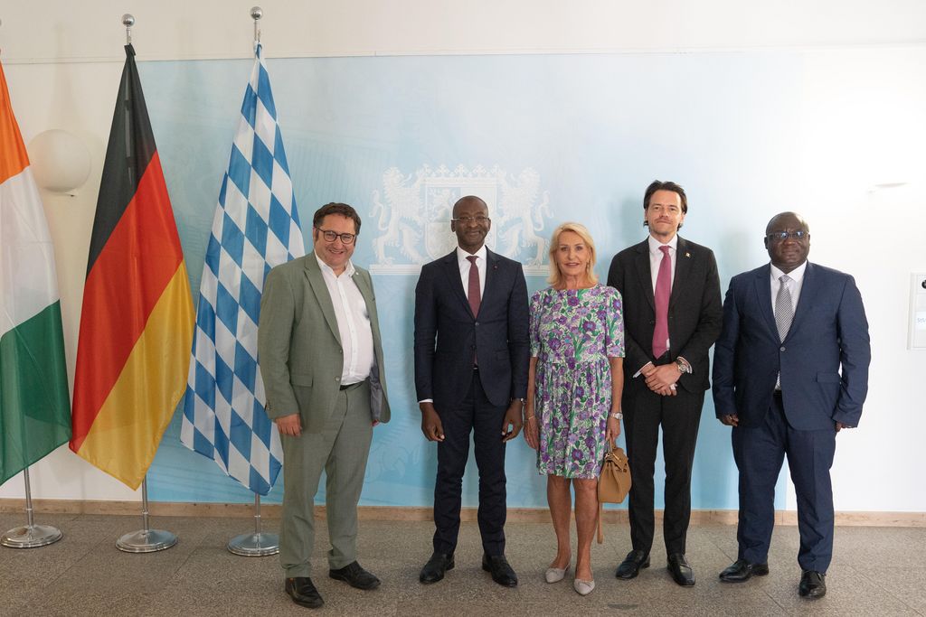 Impressionen Antrittsbesuch des Botschafters der Elfenbeinküste.