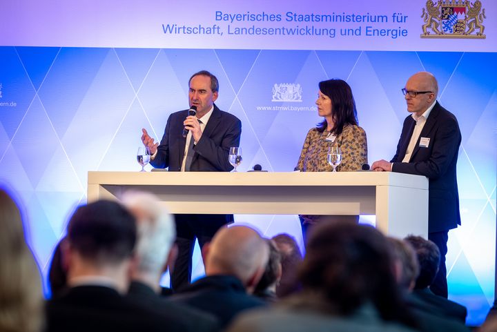 Impressionen des Abendempfangs Kultur- und Kreativwirtschaft in München.