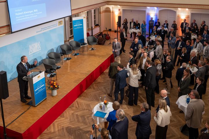 Impressionen des Staatsempfanges „Zukunft Einzelhandel – Zwischen Tradition und Innovation“ in Landshut.