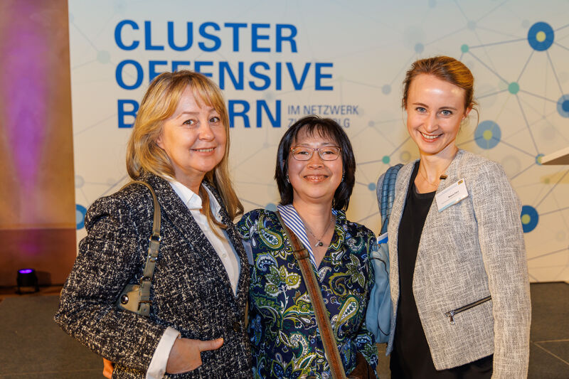 Cluster-Empfang für die Cluster-Offensive Bayern