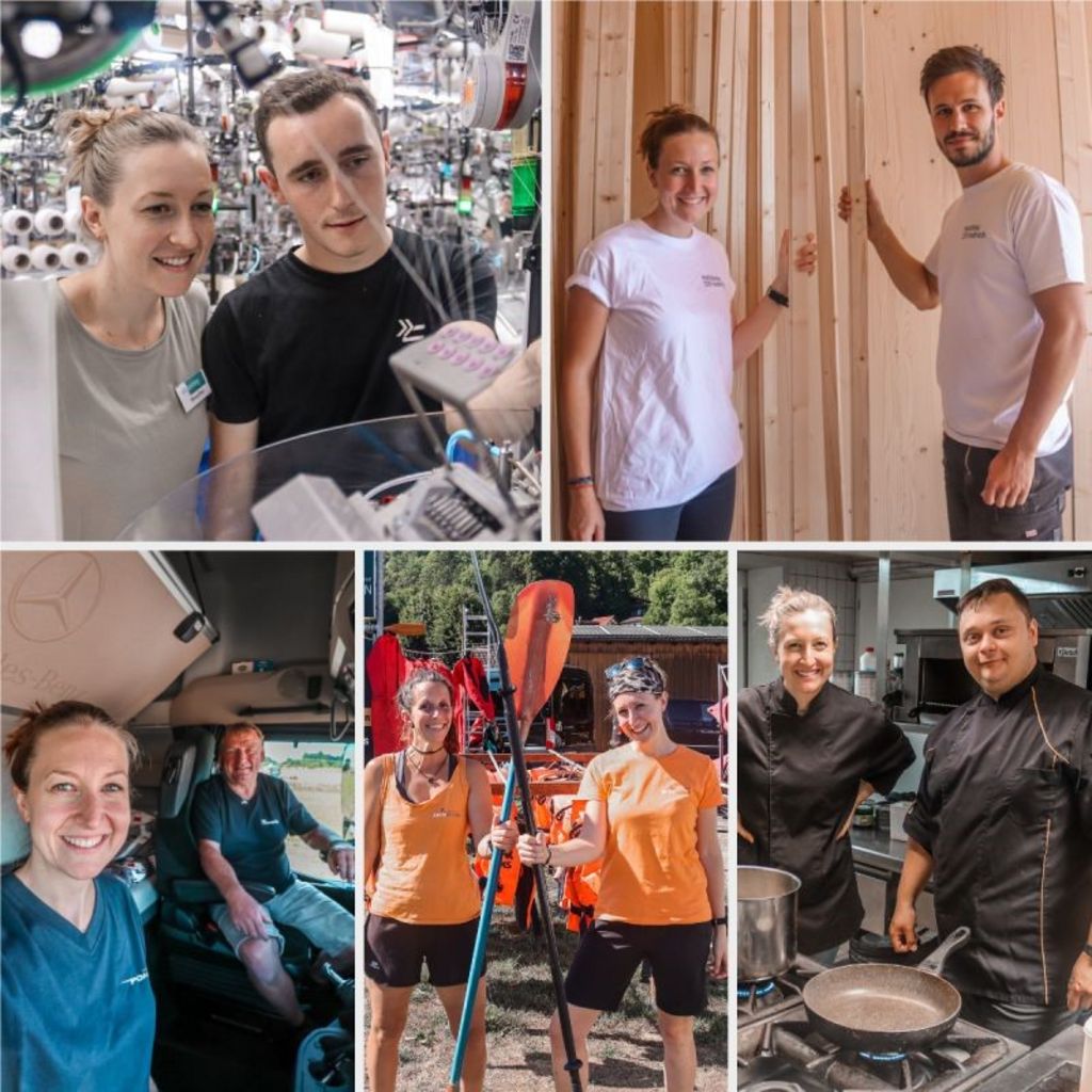 Bloggerin Anna bei ihren Jobstopps der 2. Staffel der Fachkräftekampagne Next.Stop.Traumjob; Quelle: Denise Meyer / WiR.