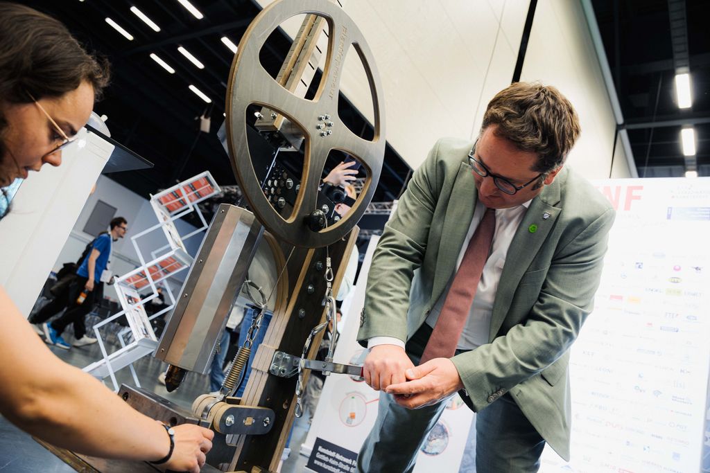 Impressionen der Schülerveranstaltungsreihe „Berufliche Bildung - Zukunft für alle“ in Hof.